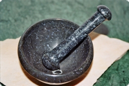 Mörser mit Pistill Durchmesser ca.12cm